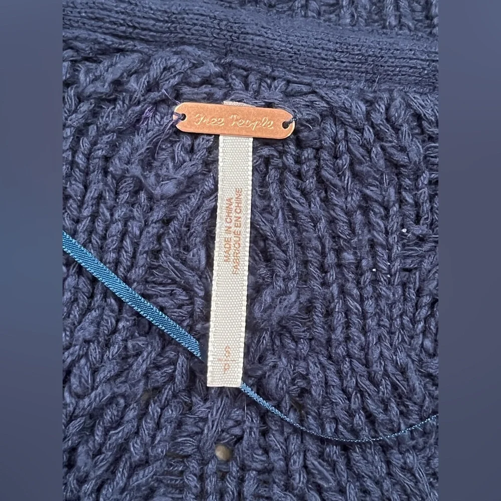Free People Montana Cable Cardigan